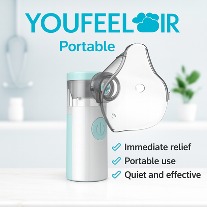 YOUFEELAIR™ brings relief in minutes, no cables, no noise, no stress.